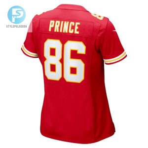 Gerrit Prince 86 Kansas City Chiefs Game Women Jersey Red stylepulseusa 1 2