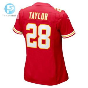 Keith Taylor 28 Kansas City Chiefs Game Women Jersey Red stylepulseusa 1 2