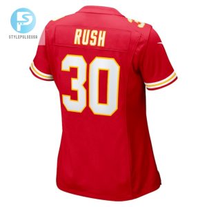 Darius Rush 30 Kansas City Chiefs Game Women Jersey Red stylepulseusa 1 2