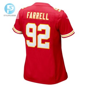 Neil Farrell Jr. 92 Kansas City Chiefs Game Women Jersey Red stylepulseusa 1 2