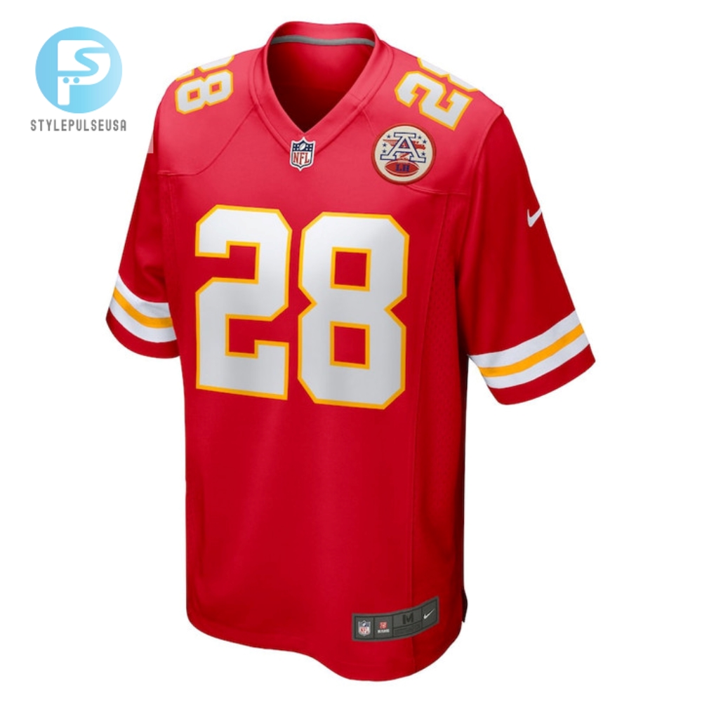 Keith Taylor 28 Kansas City Chiefs Game Men Jersey  Red 