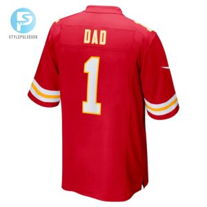 Number 1 Dad Kansas City Chiefs Game Men Jersey Red stylepulseusa 1 2