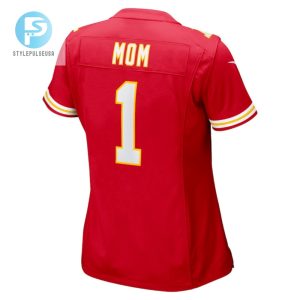 Number 1 Mom Kansas City Chiefs Game Women Jersey Red stylepulseusa 1 2