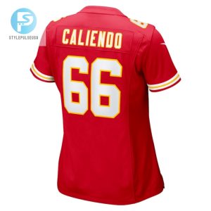 Mike Caliendo 66 Kansas City Chiefs Game Women Jersey Red stylepulseusa 1 2