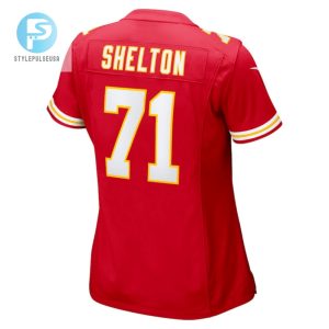 Danny Shelton 71 Kansas City Chiefs Game Women Jersey Red stylepulseusa 1 2