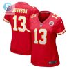 Nazeeh Johnson 13 Kansas City Chiefs Game Women Jersey Red stylepulseusa 1