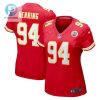 Malik Herring 94 Kansas City Chiefs Game Women Jersey Red stylepulseusa 1