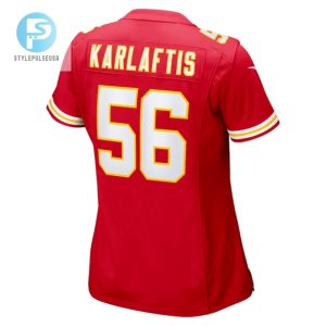 George Karlaftis 56 Kansas City Chiefs Game Women Jersey Red stylepulseusa 1 2