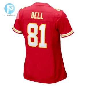 Blake Bell 81 Kansas City Chiefs Game Women Jersey Red stylepulseusa 1 2