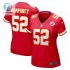 Creed Humphrey 52 Kansas City Chiefs Game Women Jersey Red stylepulseusa 1