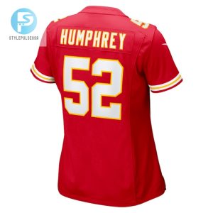 Creed Humphrey 52 Kansas City Chiefs Game Women Jersey Red stylepulseusa 1 2