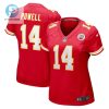 Cornell Powell 14 Kansas City Chiefs Game Women Jersey Red stylepulseusa 1