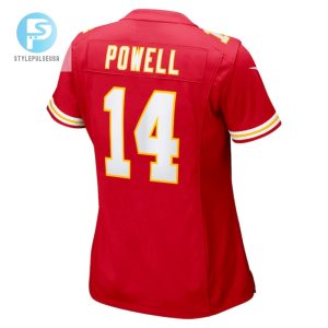 Cornell Powell 14 Kansas City Chiefs Game Women Jersey Red stylepulseusa 1 2