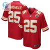 Clyde Edwardshelaire 25 Kansas City Chiefs Game Men Jersey Red stylepulseusa 1