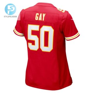 Willie Gay 50 Kansas City Chiefs Game Women Jersey Red stylepulseusa 1 2