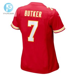 Harrison Butker 7 Kansas City Chiefs Game Women Jersey Red stylepulseusa 1 2