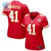 James Winchester 41 Kansas City Chiefs Game Women Jersey Red stylepulseusa 1