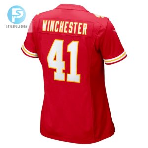 James Winchester 41 Kansas City Chiefs Game Women Jersey Red stylepulseusa 1 2