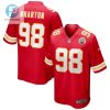 Tershawn Wharton 98 Kansas City Chiefs Game Men Jersey Red stylepulseusa 1