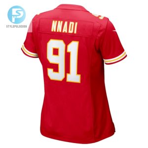 Derrick Nnadi 91 Kansas City Chiefs Game Women Jersey Red stylepulseusa 1 2