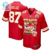 Travis Kelce 87 Kansas City Chiefs Drive To Victory Game Jersey Men Red stylepulseusa 1