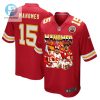 Patrick Mahomes 15 Kansas City Chiefs Arm Of Gold Game Jersey Men Red stylepulseusa 1