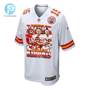 Patrick Mahomes 15 Kansas City Chiefs Cheers Game Jersey Men White stylepulseusa 1 2