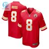 Justyn Ross 8 Kansas City Chiefs Men Home Game Jersey Red stylepulseusa 1