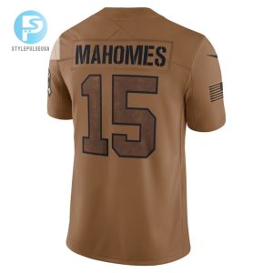 Patrick Mahomes 15 Kansas City Chiefs 2023 Salute To Service Limited Jersey Brown stylepulseusa 1 2