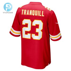 Drue Tranquill 23 Kansas City Chiefs Men Game Player Jersey Red stylepulseusa 1 2