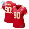 Charles Omenihu 90 Kansas City Chiefs Women Game Jersey Red stylepulseusa 1