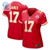 Richie James 17 Kansas City Chiefs Women Game Jersey Red stylepulseusa 1