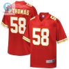 Derrick Thomas 58 Kansas City Chiefs Pro Line Men Retired Jersey Red stylepulseusa 1