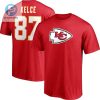 Travis Kelce 87 Kansas City Chiefs Unisex Tshirt Red stylepulseusa 1