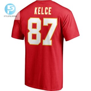 Travis Kelce 87 Kansas City Chiefs Unisex Tshirt Red stylepulseusa 1 2