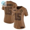 Patrick Mahomes 15 Kansas City Chiefs 2023 Salute To Service Limited Women Jersey Brown stylepulseusa 1