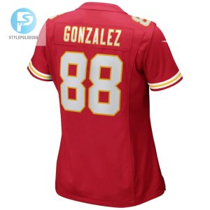 Tony Gonzalez 88 Kansas City Chiefs Women Game Retired Jersey Red stylepulseusa 1 2