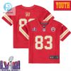 Noah Gray 83 Kansas City Chiefs Super Bowl Lviii Youth Home Game Jersey Red stylepulseusa 1