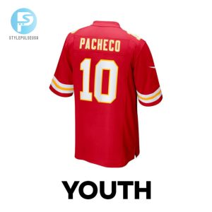 Isiah Pacheco 10 Kansas City Chiefs Pachinko Machine Game Youth Jersey Red stylepulseusa 1 2