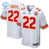 Trent Mcduffie 22 Kansas City Chiefs 2024 Divisional Patch Game Men Jersey White stylepulseusa 1