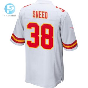 Lamical Perine 29 Kansas City Chiefs 2024 Divisional Patch Game Men Jersey White stylepulseusa 1 2