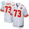 Nick Allegretti 73 Kansas City Chiefs 2024 Divisional Patch Game Men Jersey White stylepulseusa 1