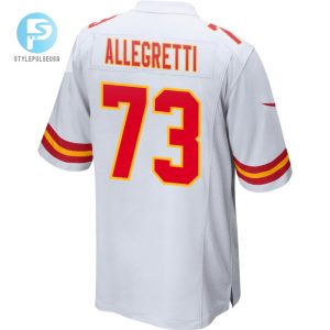 Nick Allegretti 73 Kansas City Chiefs 2024 Divisional Patch Game Men Jersey White stylepulseusa 1 2