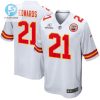 Mike Edwards 21 Kansas City Chiefs 2024 Divisional Patch Game Men Jersey White stylepulseusa 1