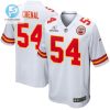 Leo Chenal 54 Kansas City Chiefs 2024 Divisional Patch Game Men Jersey White stylepulseusa 1