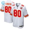 Montrell Washington 80 Kansas City Chiefs 2024 Divisional Patch Game Men Jersey White stylepulseusa 1