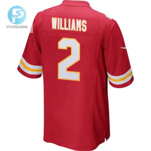 Joshua Williams 2 Kansas City Chiefs 2023 Playoffs Patch Game Men Jersey Red stylepulseusa 1 2