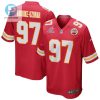 Felix Anudikeuzomah 97 Kansas City Chiefs 2023 Playoffs Patch Game Men Jersey Red stylepulseusa 1