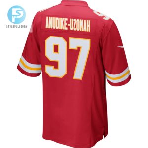 Felix Anudikeuzomah 97 Kansas City Chiefs 2023 Playoffs Patch Game Men Jersey Red stylepulseusa 1 2