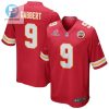 Blaine Gabbert 9 Kansas City Chiefs 2023 Playoffs Patch Game Men Jersey Red stylepulseusa 1